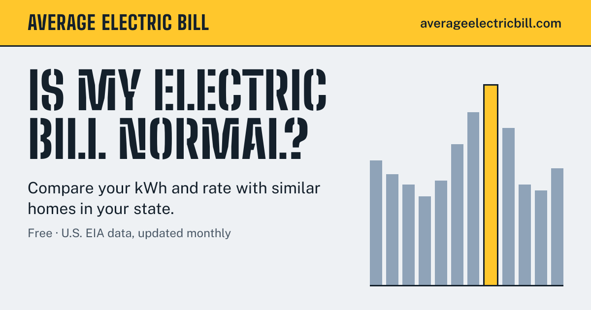I'm a product planner in Korea. I built a free tool that checks if a US electric bill is normal. Wou